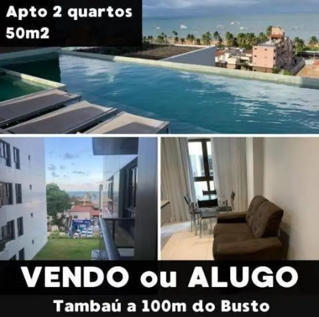 Foto 1 de Apartamento com 2 quartos à venda, 50m2 em Tambaú, Joao Pessoa - PB