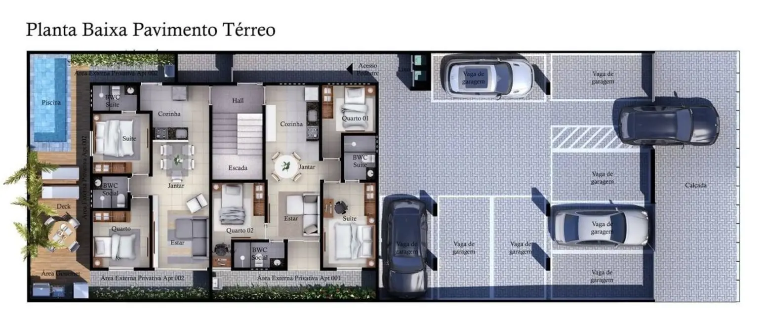 Foto 4 de Apartamento com 2 quartos à venda, 52m2 em Bessa, Joao Pessoa - PB