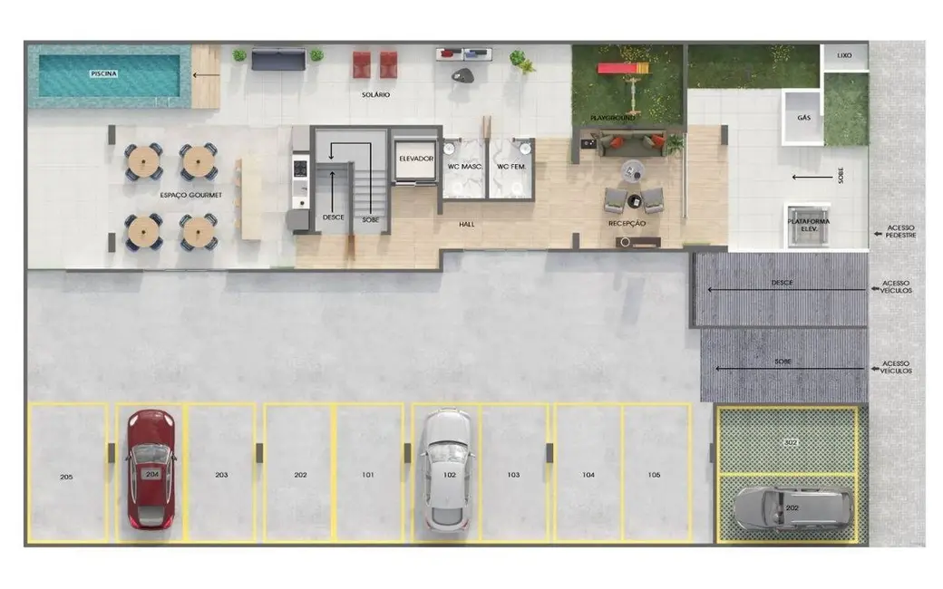 Foto 8 de Apartamento com 1 quarto à venda, 30m2 em Brisamar, Joao Pessoa - PB