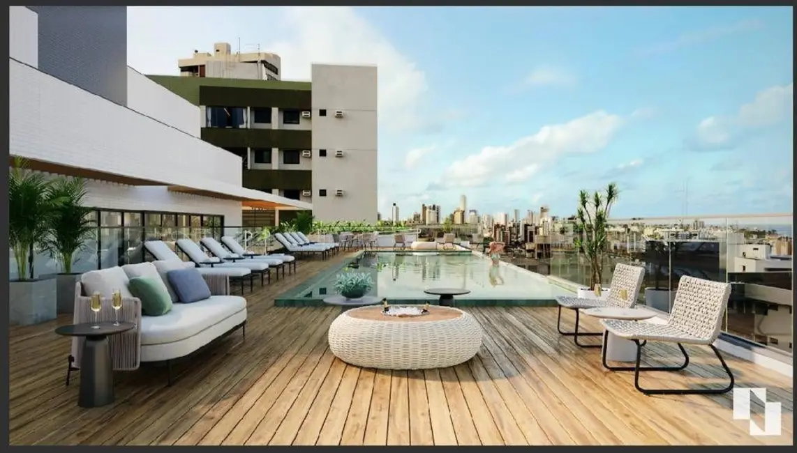 Foto 2 de Apartamento com 3 quartos à venda, 80m2 em Manaíra, Joao Pessoa - PB