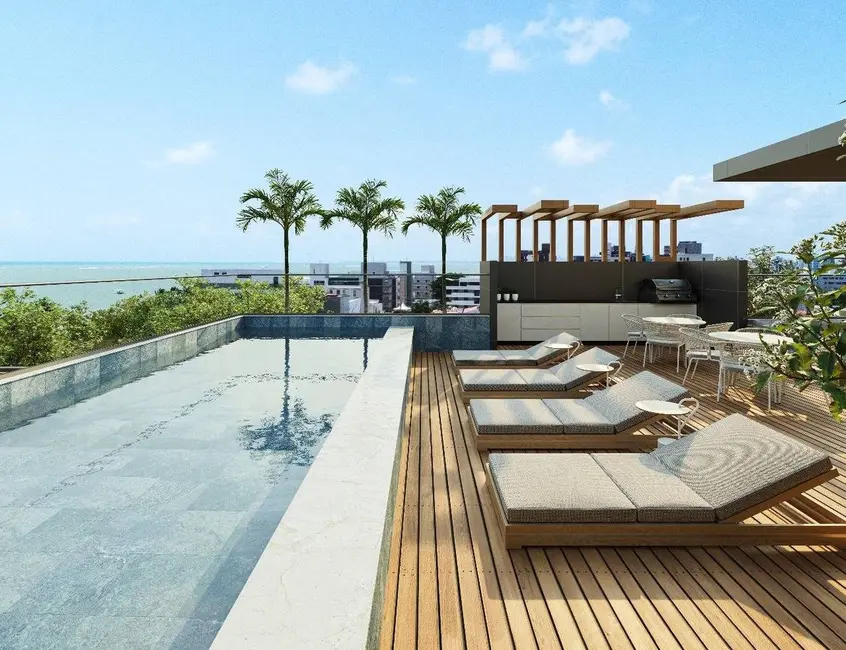 Apartamento com 3 quartos à venda, 102m2 em Camboinha, Cabedelo - PB - imagem 6 Foto 6 de Apartamento com 3 quartos à venda, 102m2 em Camboinha, Cabedelo - PB