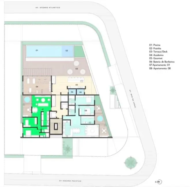 Foto 3 de Apartamento com 2 quartos à venda, 59m2 em Portal do Sol, Joao Pessoa - PB