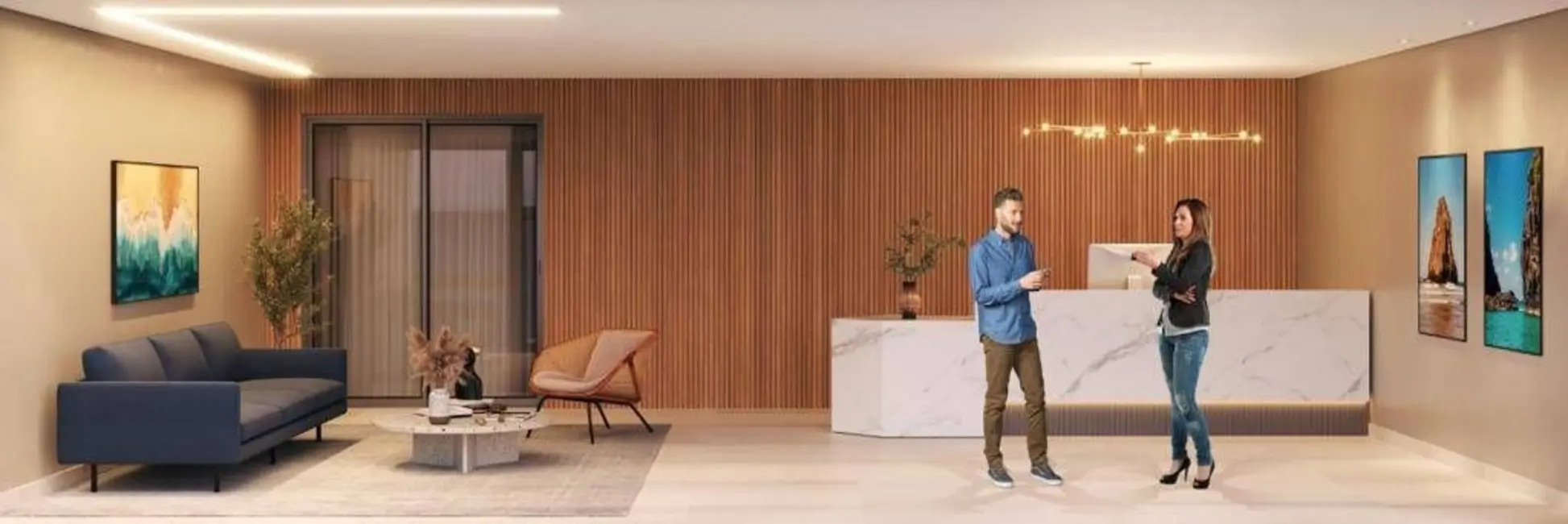 Apartamento com 2 quartos à venda, 56m2 em Cabedelo - PB - imagem 5 Foto 5 de Apartamento com 2 quartos à venda, 56m2 em Cabedelo - PB