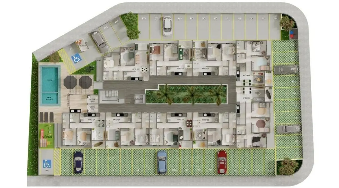 Apartamento com 2 quartos à venda, 53m2 em Poço, Cabedelo - PB - imagem 5 Foto 5 de Apartamento com 2 quartos à venda, 53m2 em Poço, Cabedelo - PB