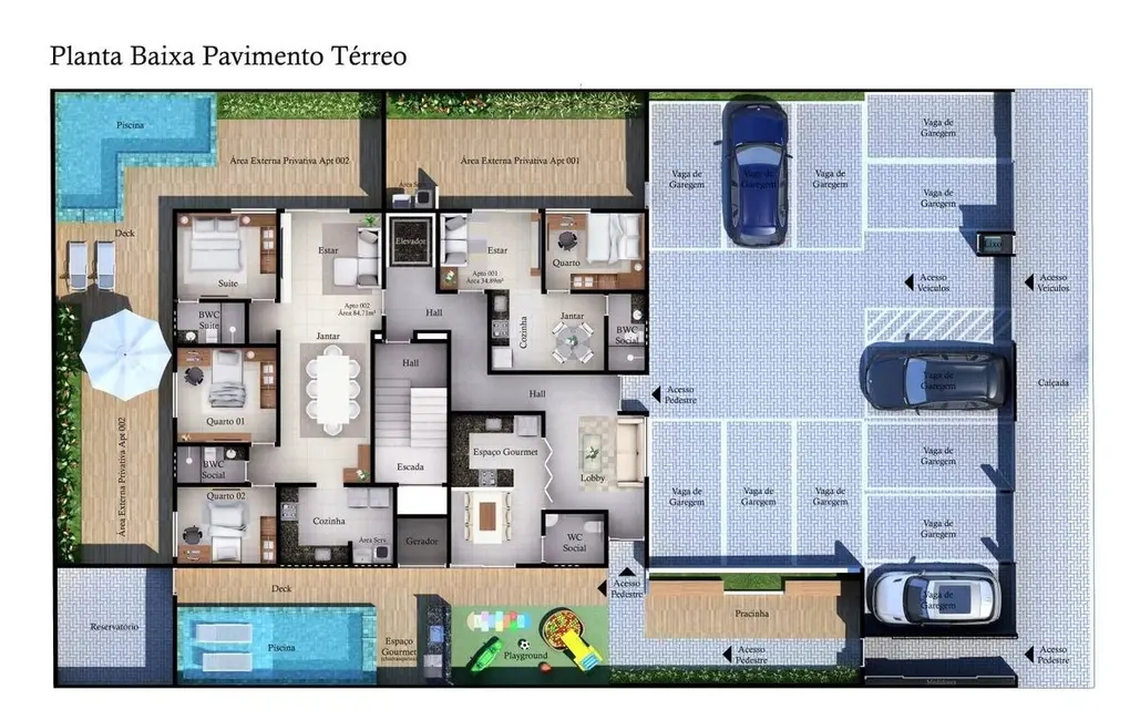 Foto 3 de Apartamento com 3 quartos à venda, 90m2 em Jardim Cidade Universitária, Joao Pessoa - PB