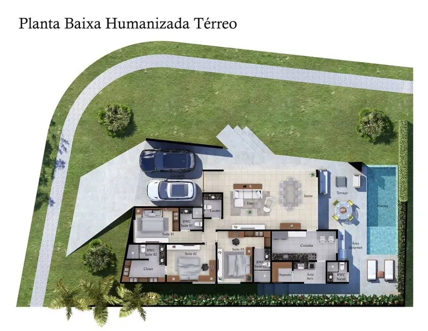 Casa com 3 quartos à venda, 221m2 em Bayeux - PB - imagem 4 Foto 4 de Casa com 3 quartos à venda, 221m2 em Bayeux - PB