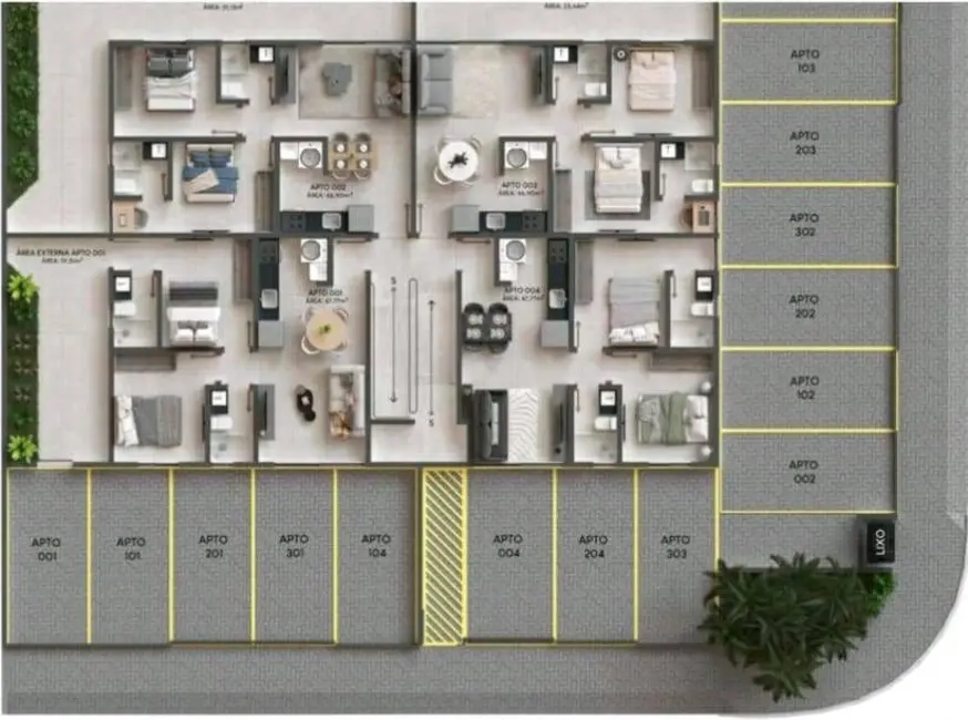 Foto 1 de Apartamento com 2 quartos à venda, 55m2 em Joao Pessoa - PB