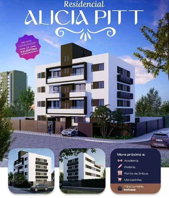 Foto 3 de Apartamento com 2 quartos à venda, 55m2 em Joao Pessoa - PB