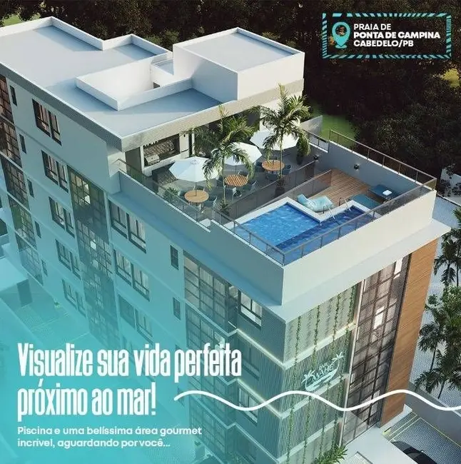Foto 1 de Apartamento com 2 quartos à venda, 55m2 em Ponta de Campina, Cabedelo - PB