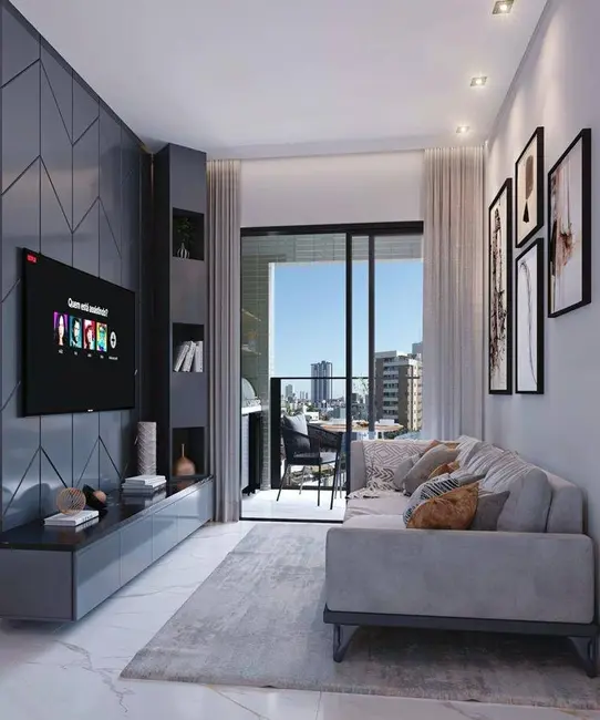 Foto 2 de Apartamento com 2 quartos à venda, 57m2 em Água Fria, Joao Pessoa - PB