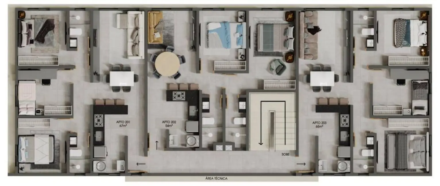 Foto 5 de Apartamento com 2 quartos à venda, 54m2 em Jardim Cidade Universitária, Joao Pessoa - PB