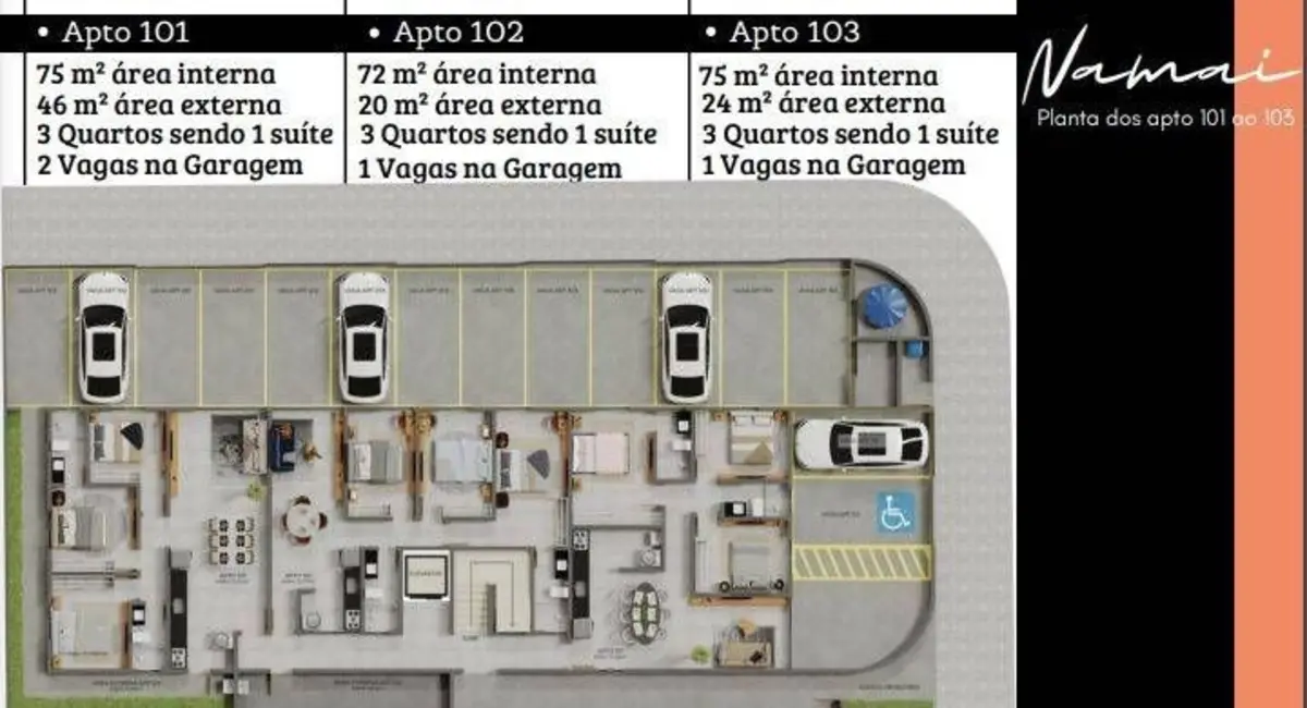 Foto 8 de Apartamento com 3 quartos à venda, 77m2 em Altiplano Cabo Branco, Joao Pessoa - PB