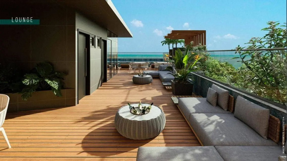 Apartamento com 3 quartos à venda, 101m2 em Camboinha, Cabedelo - PB - imagem 3 Foto 3 de Apartamento com 3 quartos à venda, 101m2 em Camboinha, Cabedelo - PB