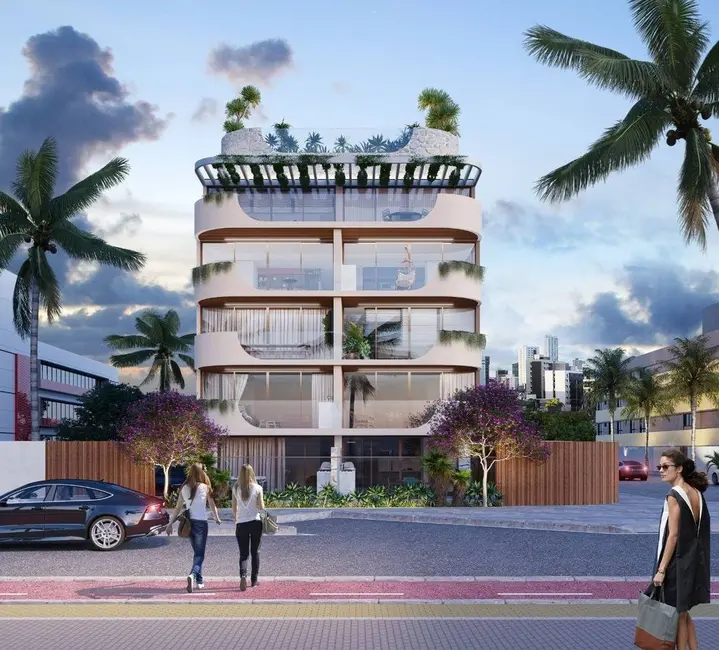 Foto 3 de Apartamento com 2 quartos à venda, 55m2 em Cabo Branco, Joao Pessoa - PB