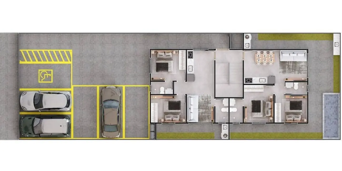 Foto 2 de Apartamento com 3 quartos à venda, 61m2 em Cuiá, Joao Pessoa - PB