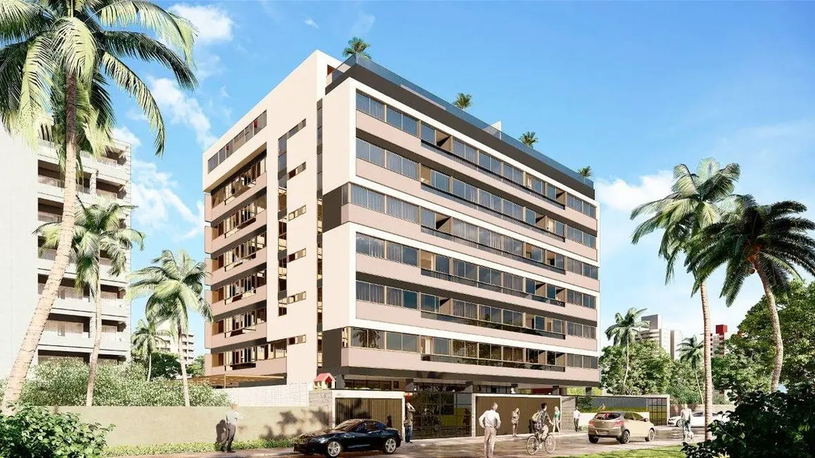 Foto 2 de Apartamento com 3 quartos à venda, 77m2 em Camboinha, Cabedelo - PB