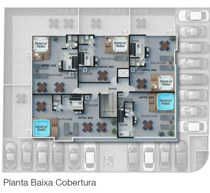 Foto 4 de Apartamento com 2 quartos à venda, 60m2 em Bessa, Joao Pessoa - PB