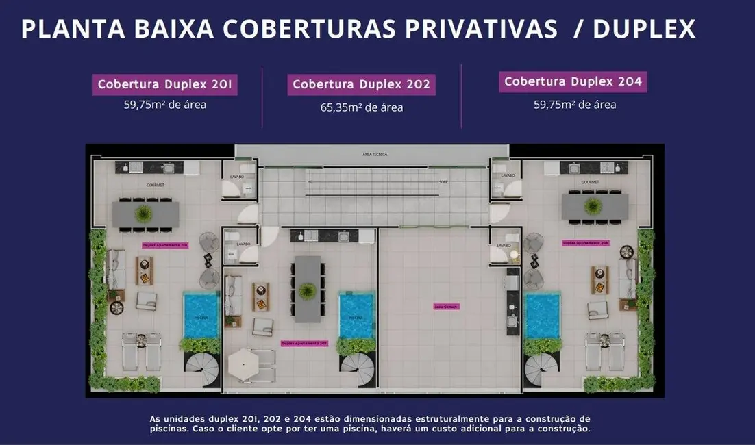 Foto 3 de Apartamento com 2 quartos à venda, 57m2 em Aeroclube, Joao Pessoa - PB