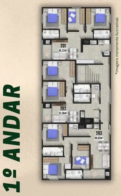 Foto 4 de Apartamento com 2 quartos à venda, 48m2 em Aeroclube, Joao Pessoa - PB