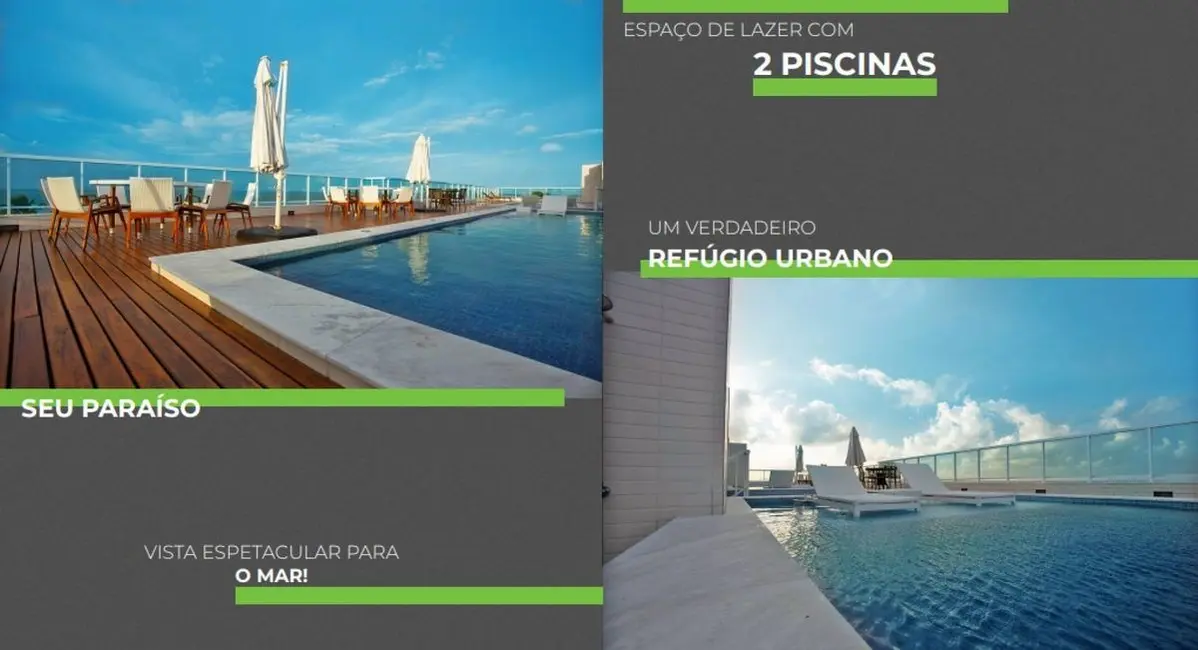 Foto 3 de Apartamento com 2 quartos à venda, 56m2 em Ponta de Matos, Cabedelo - PB
