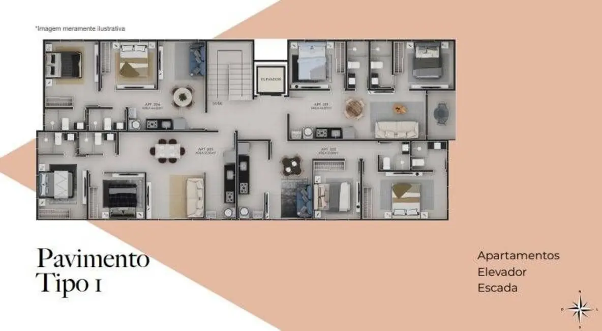 Foto 6 de Apartamento com 2 quartos à venda, 45m2 em Jardim Oceania, Joao Pessoa - PB