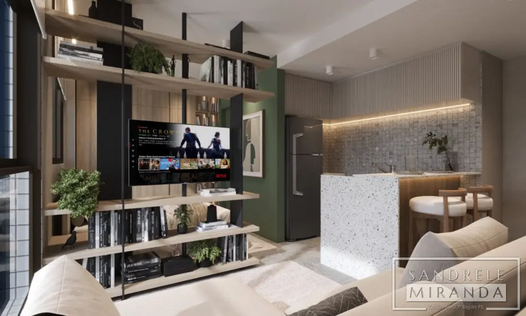 Foto 7 de Apartamento com 1 quarto à venda, 29m2 em Casa Forte, Recife - PE