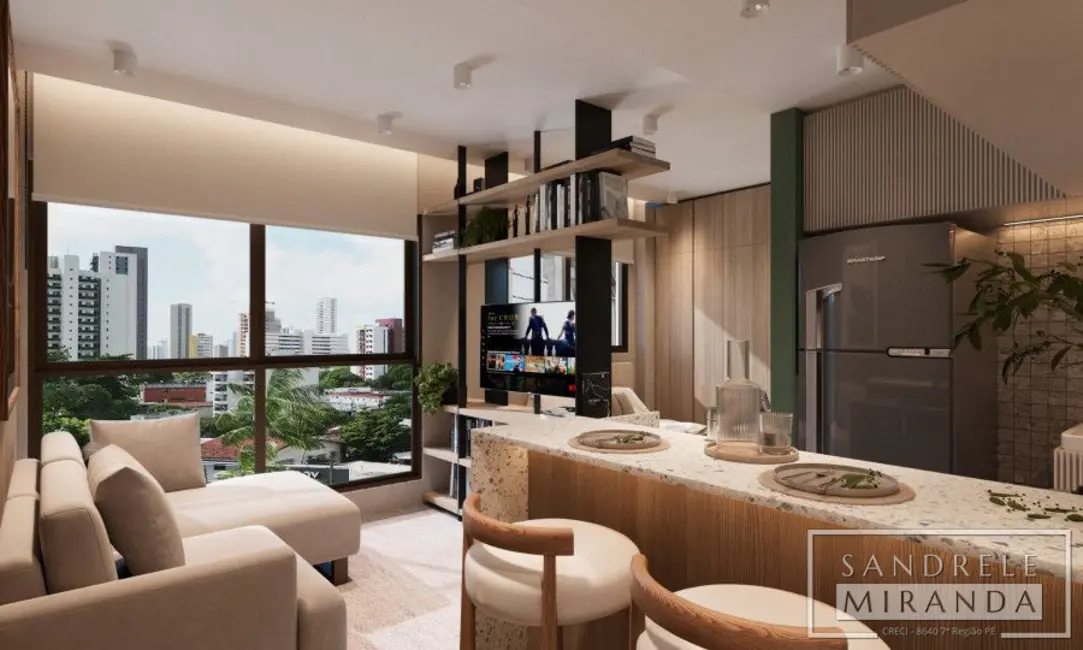 Foto 4 de Apartamento com 1 quarto à venda, 29m2 em Casa Forte, Recife - PE