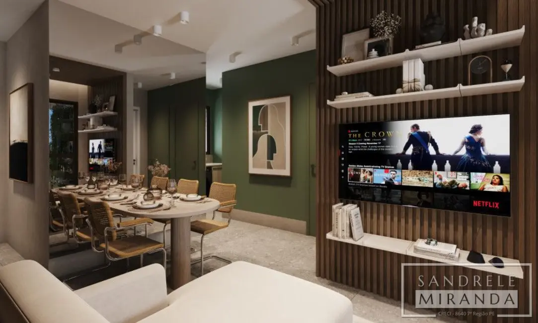 Apartamento com 2 quartos à venda, 52m2 em Casa Forte, Recife - PE - imagem 4 Foto 4 de Apartamento com 2 quartos à venda, 52m2 em Casa Forte, Recife - PE