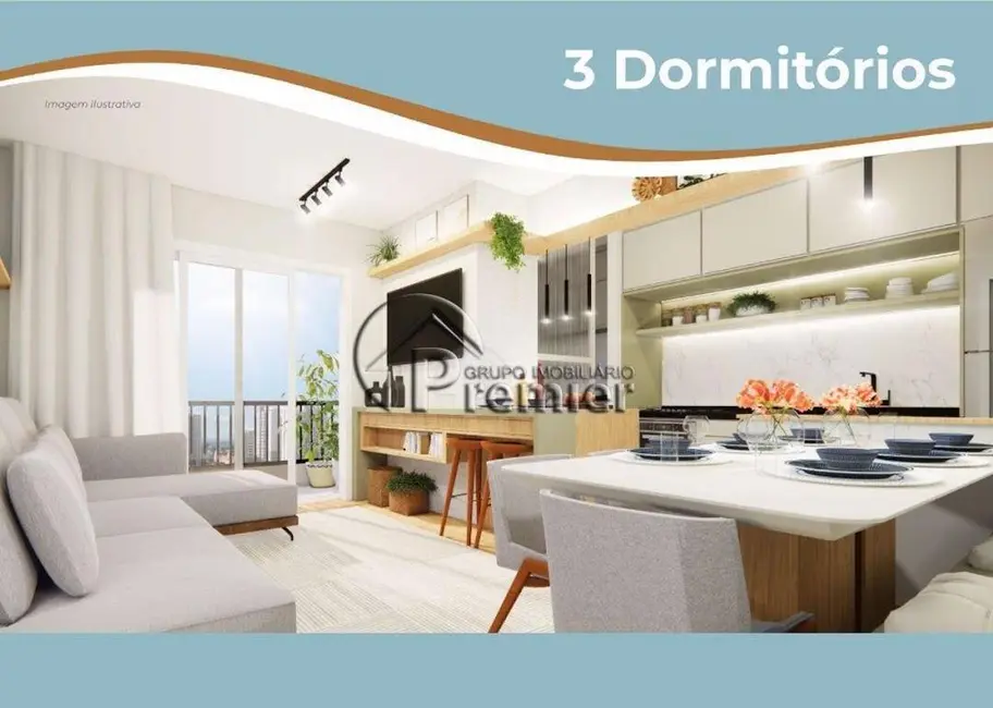 Foto 4 de Apartamento com 3 quartos à venda, 75m2 em Jardim Santa Cruz, Indaiatuba - SP