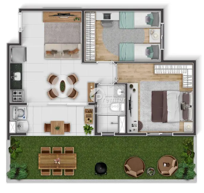 Foto 7 de Apartamento com 2 quartos à venda, 46m2 em Jardim das Andorinhas, Indaiatuba - SP