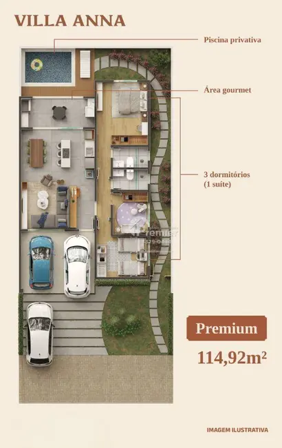 Foto 7 de Casa de Condomínio com 3 quartos à venda, 200m2 em Elias Fausto - SP