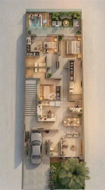 Foto 2 de Casa de Condomínio com 3 quartos à venda, 210m2 em Jardim Doutor Carlos Augusto de Camargo Andrade, Indaiatuba - SP