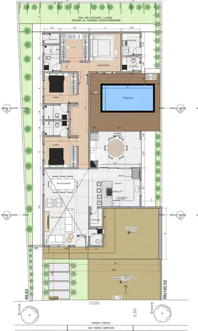 Foto 2 de Casa de Condomínio com 3 quartos à venda, 399m2 em Condominio Ville de France, Itatiba - SP