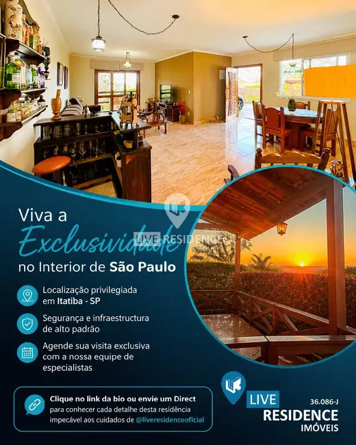 Foto 3 de Casa de Condomínio com 3 quartos à venda, 274m2 em Capela do Barreiro, Itatiba - SP