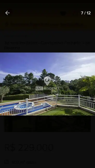 Foto 3 de Lote de Condomínio à venda, 502m2 em Condominio Residencial Villa Ravenna, Itatiba - SP