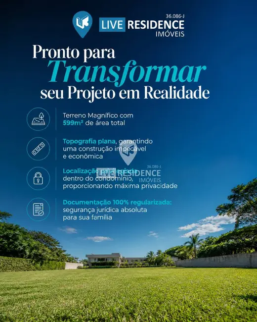 Foto 2 de Lote de Condomínio à venda, 599m2 em Residencial Terras Nobres, Itatiba - SP