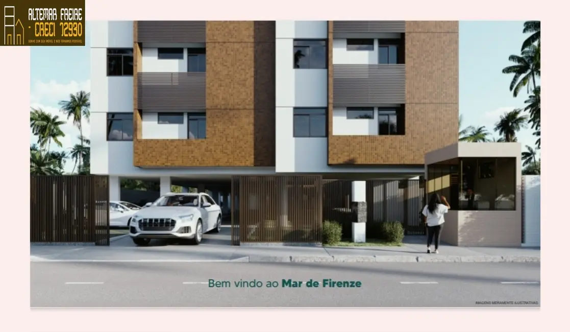 Foto 1 de Apartamento com 2 quartos à venda, 60m2 em Ponta de Matos, Cabedelo - PB