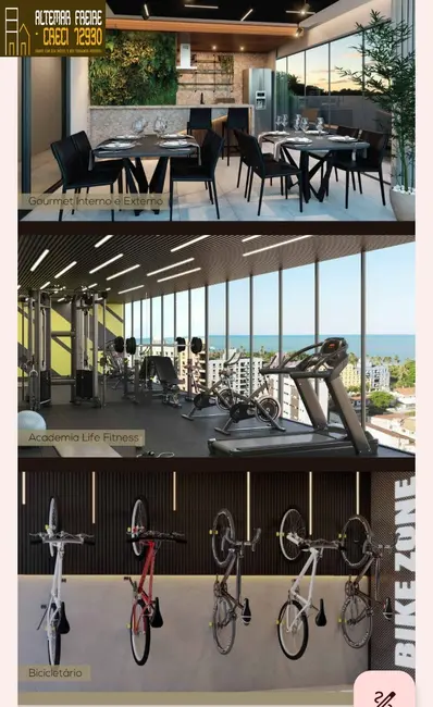 Apartamento com 1 quarto à venda, 22m2 em Ponta de Campina, Cabedelo - PB - imagem 6 Foto 6 de Apartamento com 1 quarto à venda, 22m2 em Ponta de Campina, Cabedelo - PB