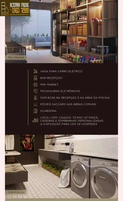 Apartamento com 1 quarto à venda, 22m2 em Ponta de Campina, Cabedelo - PB - imagem 5 Foto 5 de Apartamento com 1 quarto à venda, 22m2 em Ponta de Campina, Cabedelo - PB