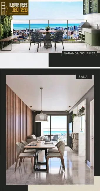 Foto 9 de Apartamento com 3 quartos à venda, 80m2 em Bessa, Joao Pessoa - PB