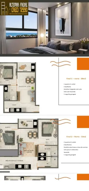 Foto 6 de Apartamento com 3 quartos à venda, 65m2 em Monte Castelo, Cabedelo - PB