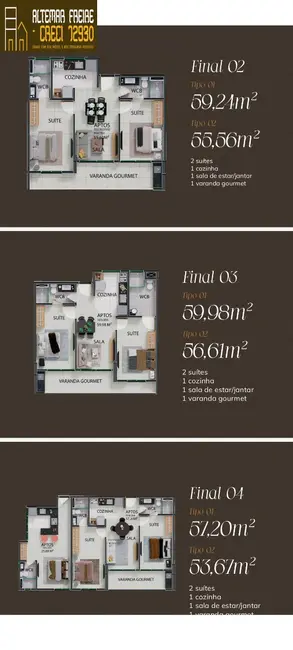 Foto 7 de Apartamento com 2 quartos à venda, 54m2 em Jardim Oceania, Joao Pessoa - PB