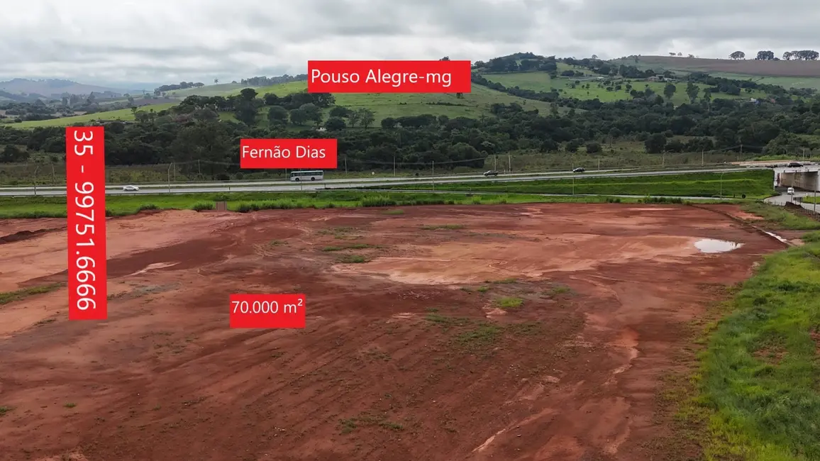Foto 3 de Terreno / Lote à venda em Distrito Industrial (CDI), Pouso Alegre - MG