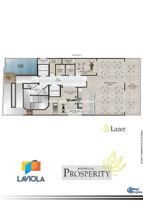 Apartamento com 2 quartos à venda, 66m2 em Praia do Morro, Guarapari - ES - imagem 5 Foto 5 de Apartamento com 2 quartos à venda, 66m2 em Praia do Morro, Guarapari - ES