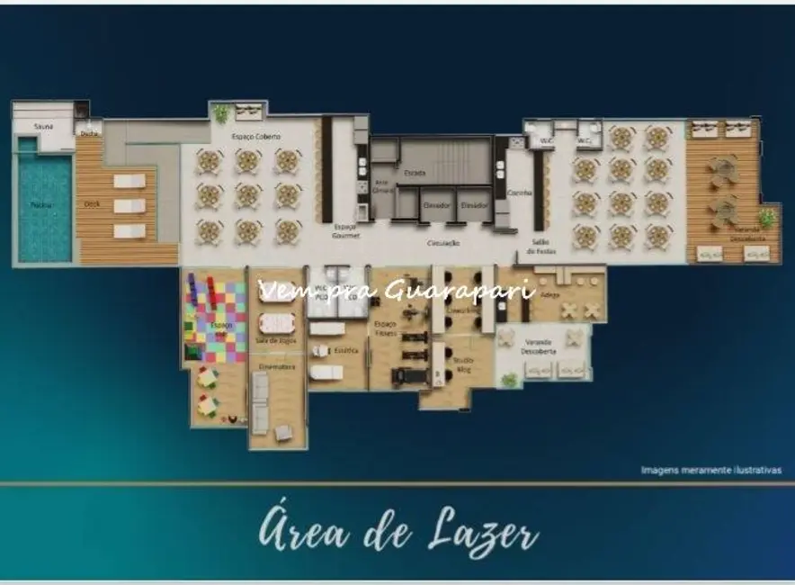Apartamento com 3 quartos à venda, 130m2 em Muquiçaba, Guarapari - ES - imagem 4 Foto 4 de Apartamento com 3 quartos à venda, 130m2 em Muquiçaba, Guarapari - ES