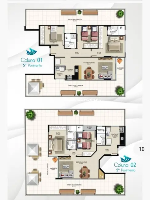 Foto 5 de Apartamento com 2 quartos à venda, 200m2 em Praia do Morro, Guarapari - ES