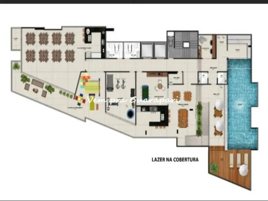 Apartamento com 3 quartos à venda, 85m2 em Praia do Morro, Guarapari - ES - imagem 9 Foto 9 de Apartamento com 3 quartos à venda, 85m2 em Praia do Morro, Guarapari - ES