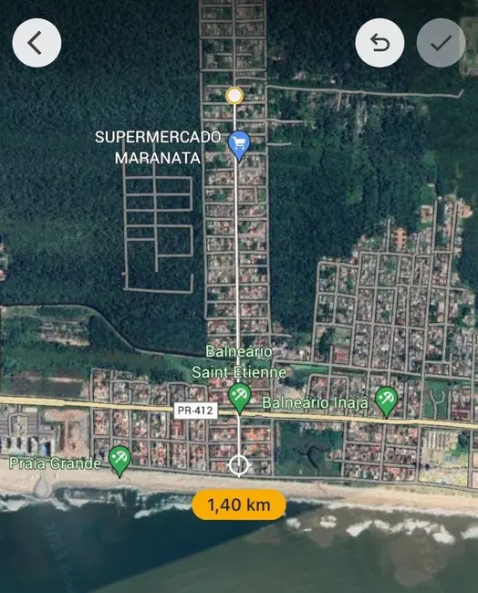 Foto 6 de Terreno / Lote à venda, 375m2 em Matinhos - PR