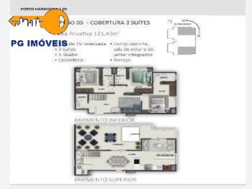 Foto 9 de Apartamento com 3 quartos à venda, 100m2 em Matinhos - PR