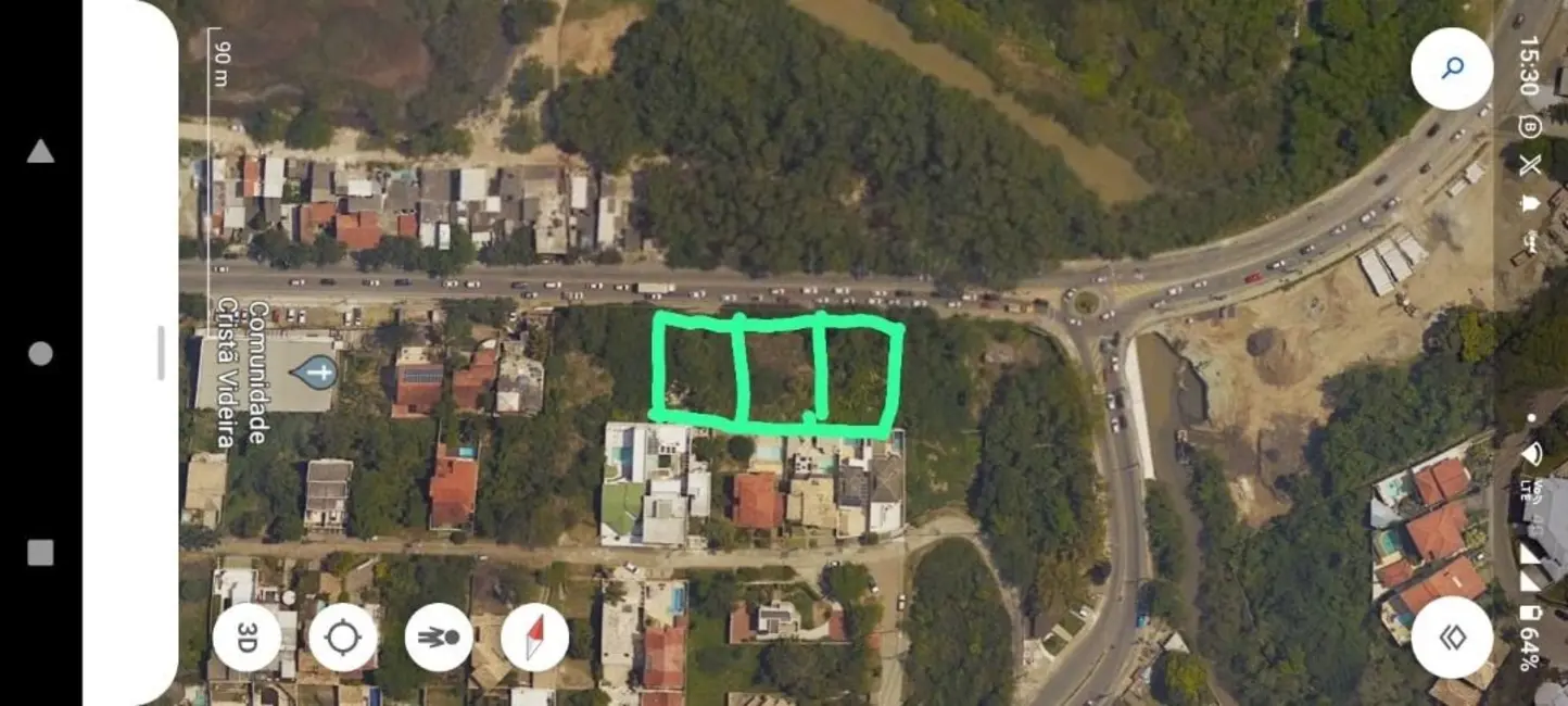 Foto 1 de Terreno / Lote à venda, 450m2 em Piratininga, Niteroi - RJ